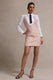 Oxford | Pink Boucle Sleeveless Pinafore - Club L 