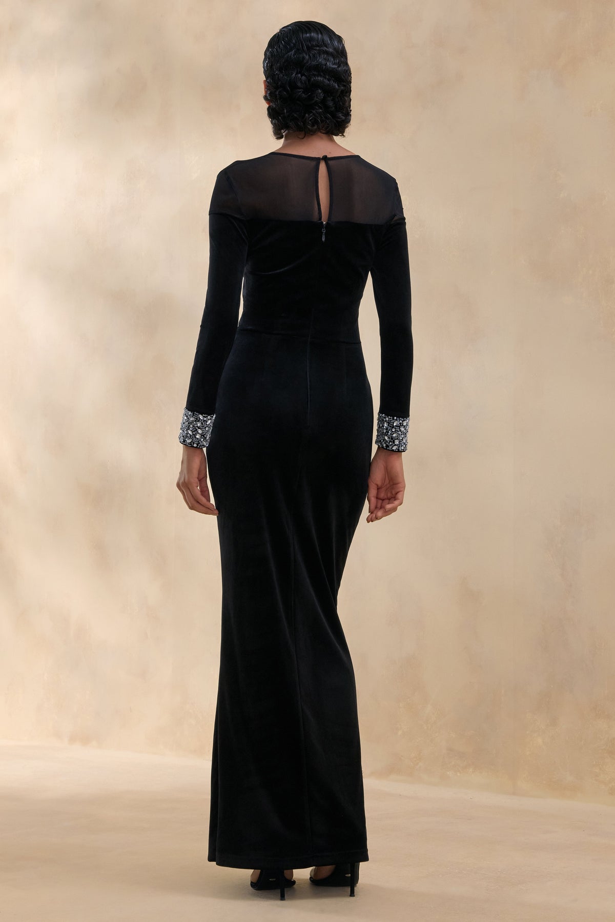 ECM_HR_CL136959002---Perrin-_-Black-Velvet-High-Neck-Maxi-Dress-With-Embellished-Cuffs-1.jpg
