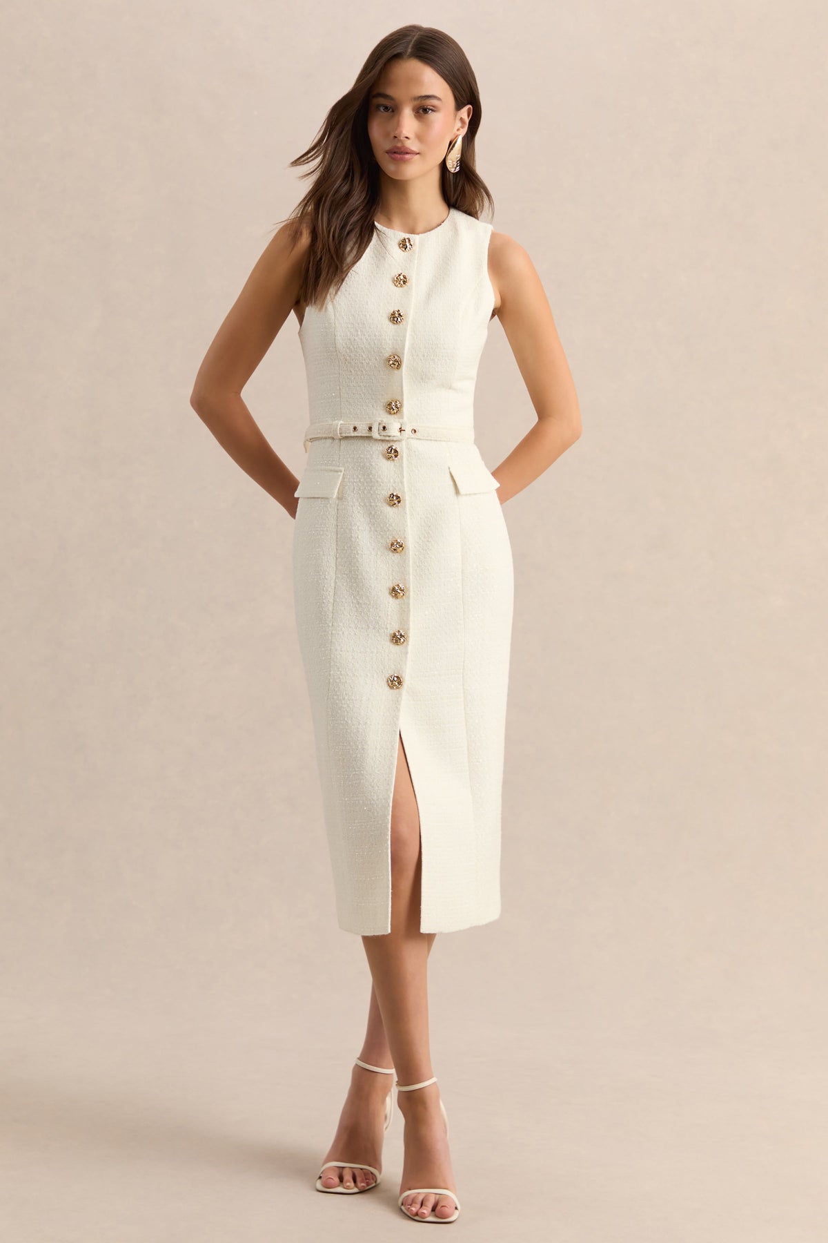 CL13734511206_ECM_HR_CL137345112---Clea-_-Cream-Crew-Neck-Belted-Midi-Dress-With-Front-Pockets-03