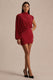 HR_CL137489477 - Zelda Red High-Neck Mini Dress With One-Long Sleeve And Twisted Detail 02.jpg
