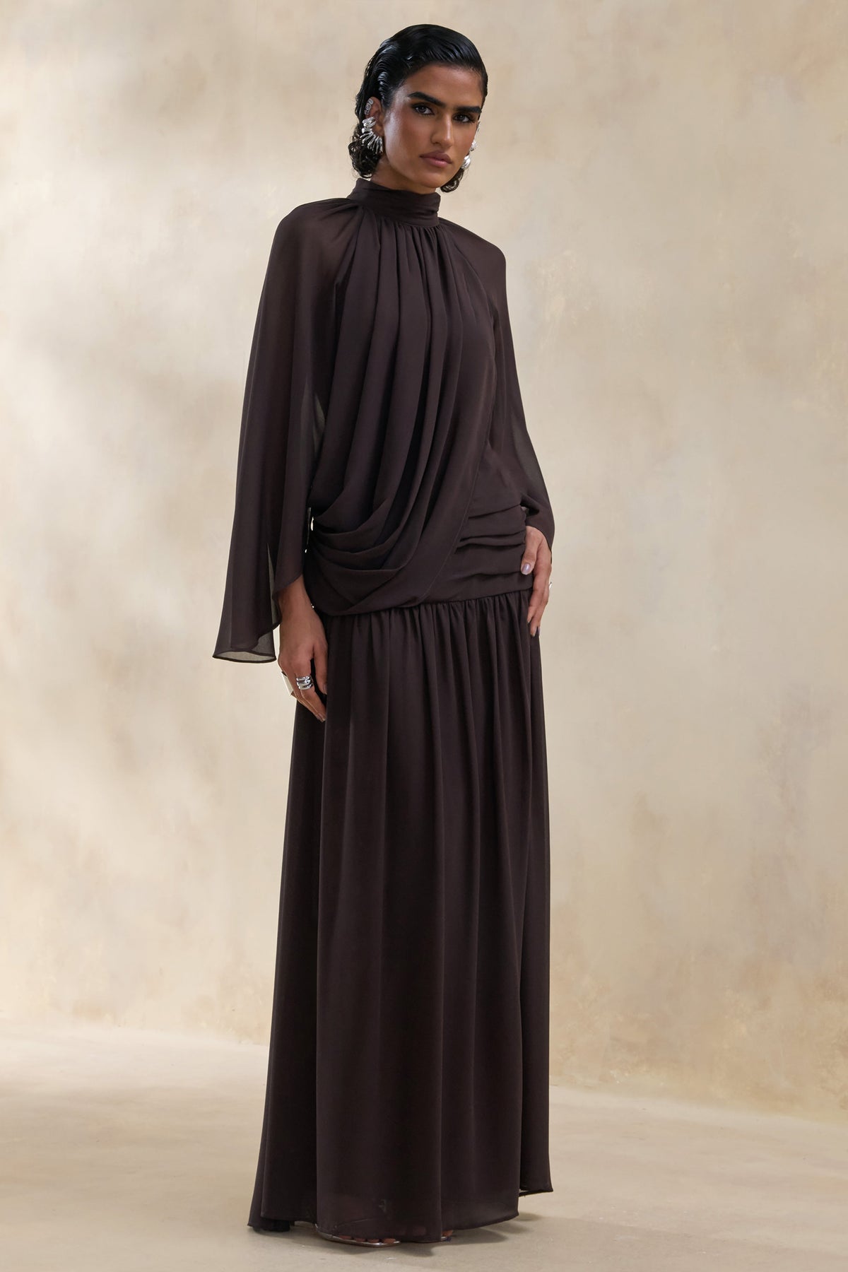 ECM_HR_CL137654022---Narella-_-Brown-Chiffon-High-Neck-Maxi-Dress-With-Draped-Detailing3.jpg