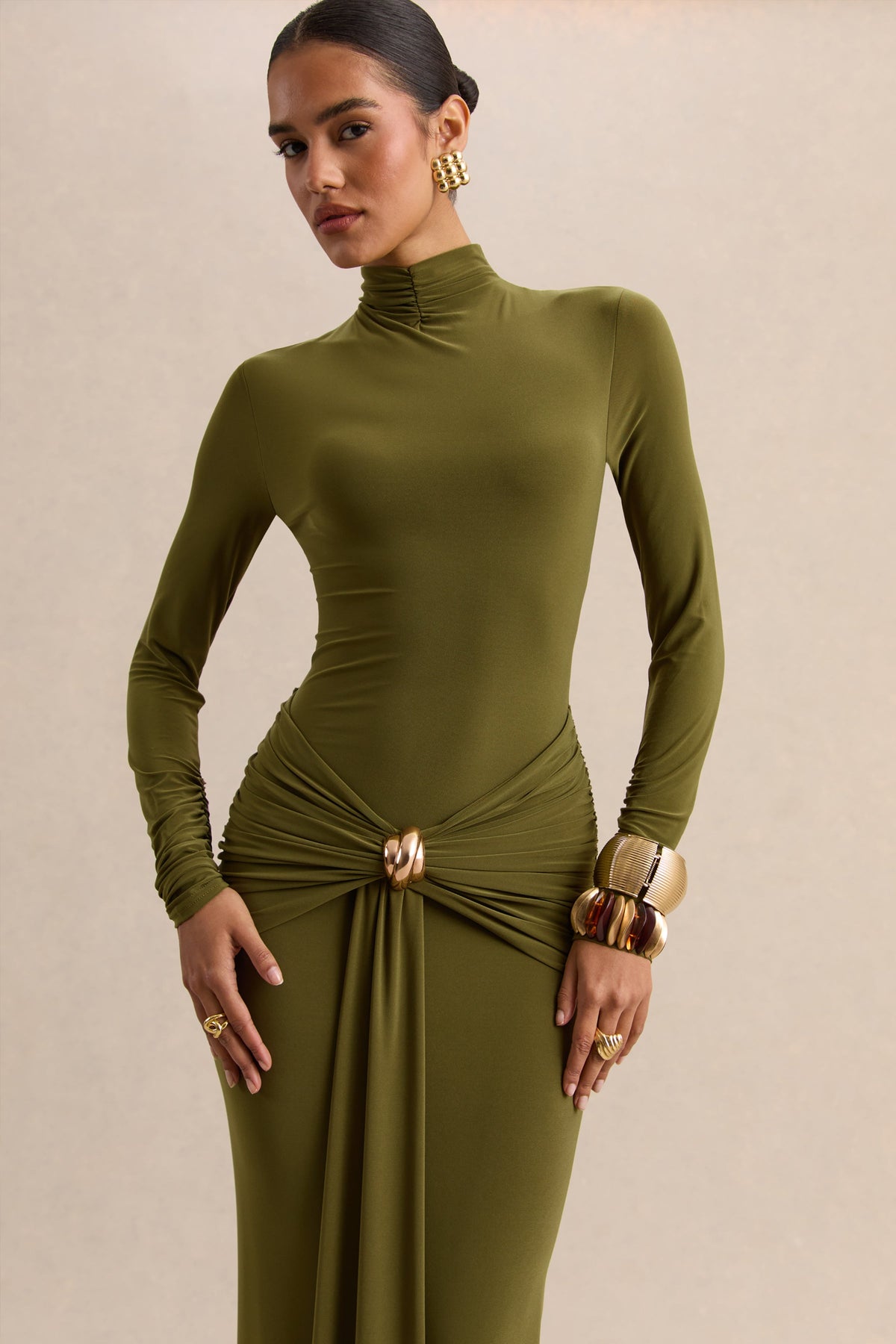 ECM-HR-CL137678031---Ambrette---Olive-High-Neck-Maxi-Dress-With-Gathered-Detailing-03.jpg