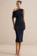 Madelisse Navy Asymmetric-Neck Midi Dress With Sash CL137918010 14.jpg