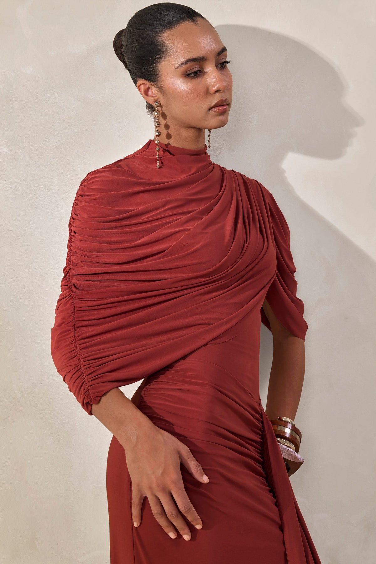 ECM_HR_CL137954071---Fenicia-_-Rust-High-Neck-Bodysuit-With-Cape-Detail-+-CL137956071---Mireya-_-Rust-Wrapped-Maxi-Skirt-With-Split6.jpg