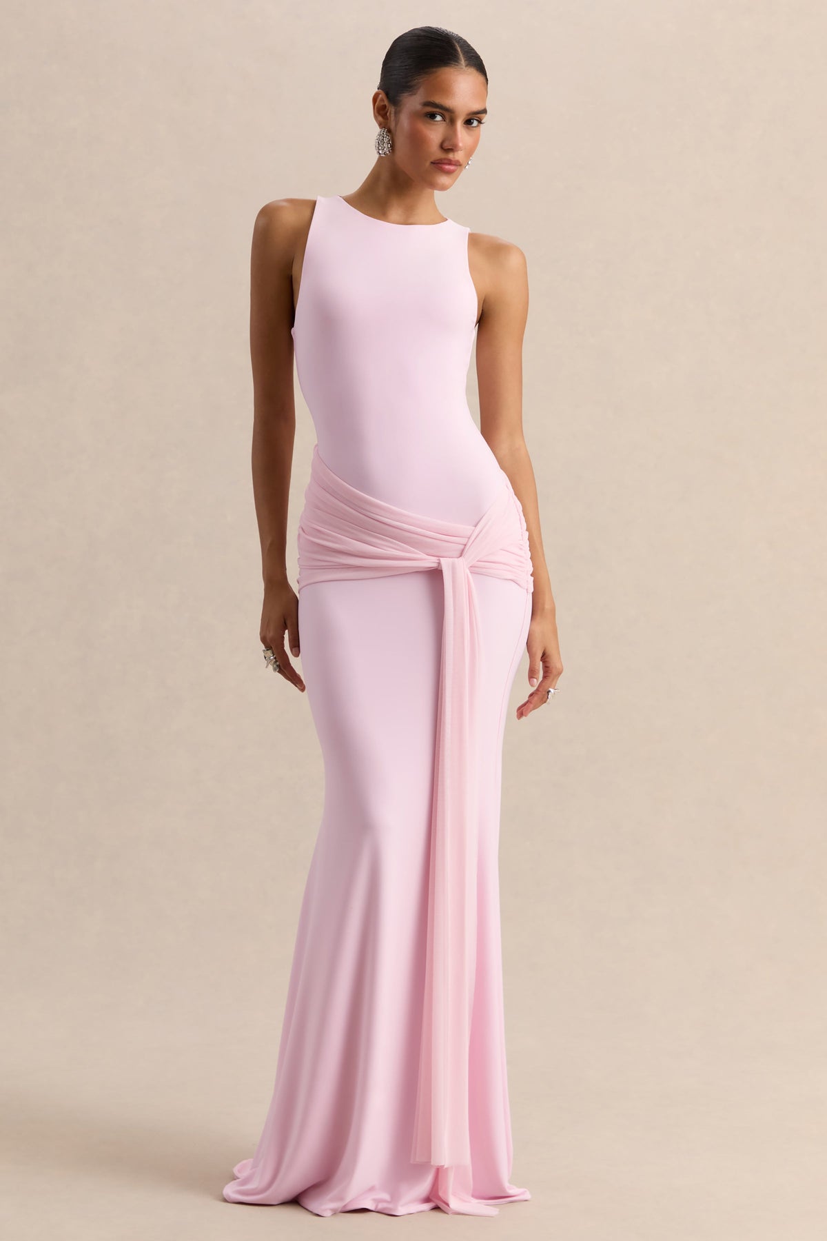 ECM_HR_CL138068081---Mirene---Light-Pink-Round-Neck-Maxi-Dress-With-Gathered-Detailing-And-Sash-03_HERO.jpg