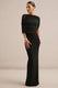 ECM_HR_CL138735001 - Ciana _ Black Round-Neck Maxi Dress With Cape Detail0.jpg